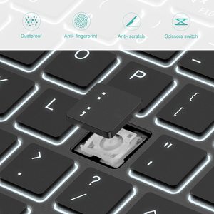 Ensemble clavier et souris sans fil avec logo OEM, clavier rétroéclairé RVB, souris silencieuse rechargeable pour le bureau - Product Image 3