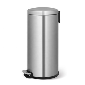 Wholesale Stainless Steel Trash Can Recycle Pedal Waste Bin