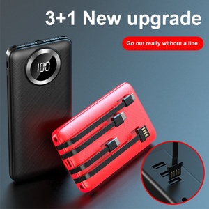 Ventes d'usine, batterie externe portable à affichage numérique haute capacité 10000 mAh, chargeur de téléphone portable USB, alimentation mobile 5W - Product Image 2