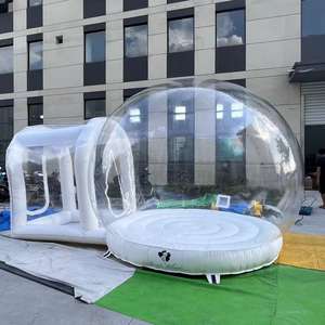 Maison à bulles gonflable et château à bulles personnalisés en usine avec lit de saut de 4 m - Product Image 1