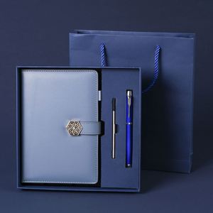 Juego de Regalo Promocional Empresarial con Logotipo Personalizado, Impresión UV Hecha a Mano, Color Personalizado, Incluye Bolígrafo y Artículos de Oficina de Cuero - Product Image 4