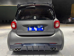 Kit carrosserie en fibre de carbone style MSY pour Mercedes SMART, nouveau diffuseur avant large, spoiler, améliorations des pare-chocs de voiture - Product Image 4