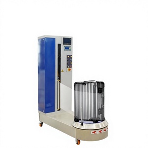 เครื่องพันฟิล์มห่อกระเป๋าเดินทาง อุปกรณ์แพ็คสัมภาระสนามบิน ฟิล์มยืดห่อกระเป๋าเดินทาง ได้รับการรับรองมาตรฐาน CE - Product Image 1