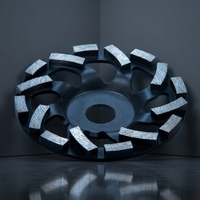 Disque diamanté OEM d'usine de 125 mm (5 pouces) avec liant résineux et forme de dent irrégulière pour béton, pierre et granit
