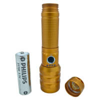 Lampe torche LED 2000LM personnalisée, étanche IP65, portée 373M, 3000mAh rechargeable, pour camping, OEM ODM, moule gratuit, vente en gros en vrac – 44 ans d'expérience usine
