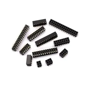 2mm 2.0mm pas 2x5 2x8 2x10 2x12 2x20 2x30 2x40 broches femelle Double SMT SMD connecteur d'en-tête 10P 16P 20P 24P 40 P 60P 80P