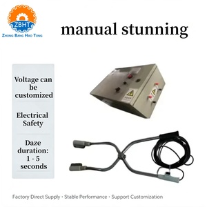 Électrocuteur professionnel portatif pour porcs, équipement d'abattage pour abattoirs et boucheries, étourdissement manuel - Product Image 1