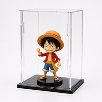 Vitrine en acrylique pour objets de collection, boîte de présentation en acrylique transparente à assembler pour figurines Lego, jouets, boîte de rangement pour la maison