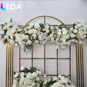 LEDA Popular Decoración para Pasillo de Boda, Bola de Flores de Seda, Centro de Mesa Floral para Boda, Arreglo Floral, Decoración para Centro de Mesa - Product Image 1