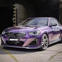 Grille avant en fibre de carbone véritable de haute qualité pour BMW Série 2 G42 Pièces de carrosserie