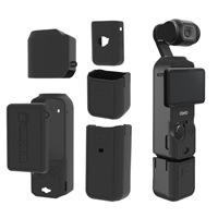 Étui de protection pour Pocket 3 & Osmo Pocket 3, en silicone et alliage d'aluminium, avec housse pour objectif de caméra