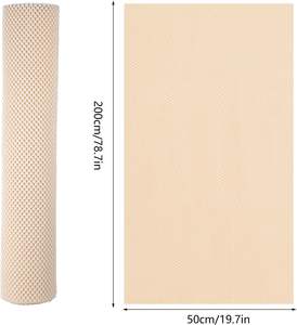 Tapis de protection antidérapant rectangulaire classique en PVC écologique, sans adhésif, pour tiroirs, maison, cuisine, camping, taille personnalisable - Product Image 3