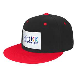 Imagen personalizada Hip Hop Style Flat Bill Sports Sombreros con patrón frontal - Product Image 6