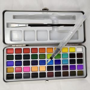 Pinturas de color de agua no tóxicas, suministros de Arte de pintura de gran valor para adultos, niños, artistas y principiantes, juego de pintura de acuarela - Product Image 5