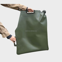 Sac de Carburant Pliable Portable Bancy Réservoir Souple Durable en TPU Anti-Statique de Spécification Militaire avec Valve de Base, Tailles de 5L à 30L