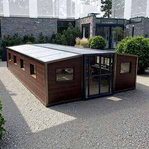 Cabane de glamping moderne extensible de 30 pieds avec toit incliné, grande véranda, <span class=keywords><strong>location</strong></span> de luxe, salle de bain, cuisine, bureau préfabriqué étanche - Product Image 6