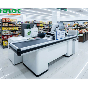 Modern Retail <b>Checkout</b> <b>Counter</b> Cashier Desk POS Payment Table for Supermarket Mini Market - Product Image 1