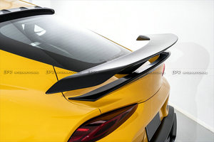 Aileron arrière noir piano pour TOYOTA SUPRA A90 2019 + AGN GT Type Carbon Fiber Material - Product Image 4
