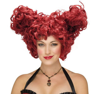 El fabricante The New Cos Pelucas, Alicia en el país de las Maravillas Red Queen's Juegos de pelucas y cabello rizado - Product Image 2