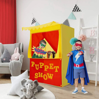 Vente chaude, durable, respirant, pour enfants, stand de limonade, théâtre de marionnettes, tente de jeu d'imitation