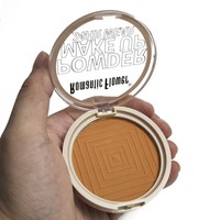 Poudre compacte mate longue tenue 24H, 3 teintes, contrôle du sébum, couvrance totale, pour le maquillage quotidien, vente au détail