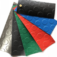 Robuste Gummi-Garagenbodenmatte mit Münzmuster, Rutschfeste Wasserdichte PVC-Matte für Fitness-Studio, Werkstatt, Industrie und Haushalt
