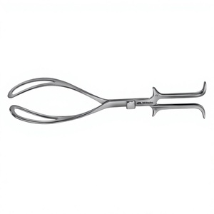 Retractor para Ginecología Profesional Manual Kielland de 16.75 Pulgadas, Pinza Obstétrica Curva de Acero Inoxidable con Certificación CE - Product Image 1