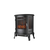 Cheminée électrique de bureau télécommandée à succès avec chauffage PTC, poêle en céramique, flamme LED et thermostat FP203C
