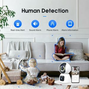 Anywii Bestseller Kabellose Dual-Linsen Netzwerk-CCTV-<span class=keywords><strong>IP</strong></span>-Kamera Babymonitor mit App <span class=keywords><strong>Smart</strong></span> WLAN Babyüberwachungskamera - Product Image 3