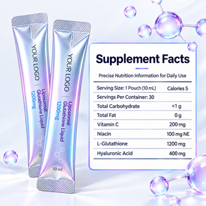 Vente en gros usine : Liquide de glutathion liposomal à la vitamine C, antioxydant, pour une peau lisse, un éclat uniforme et radieux, et un teint terne et fatigué revitalisé - Product Image 3