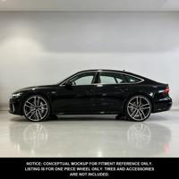 Sur mesure 12000T Forgé |   Norme DOT |   MOQ 4 S1-00071 18-24 Jantes multi-rayons noir brillant usiné pour Audi A7