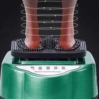 Masseur de pieds intelligent à double hélice vibratoire de haute qualité, machine de massage circulatoire sanguine EMS basse fréquence