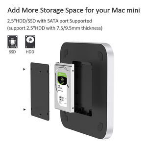 Colorii MC25H Type C 8 en 1 <span class=keywords><strong>mini</strong></span> Usb Hub avec boîtier Hdd Usb 3.0 4K Hdmi Vga pour <span class=keywords><strong>2020</strong></span> m1 <span class=keywords><strong>Mac</strong></span> <span class=keywords><strong>Mini</strong></span> - Product Image 5