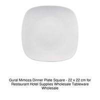 Assiette plate carrée Mimoza 22 × 22 cm Gural -12-Mmz25