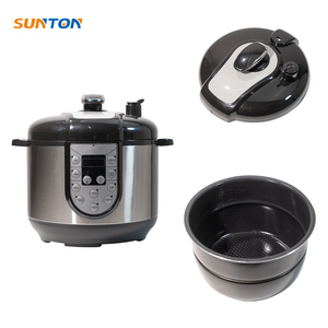 Olla a presión eléctrica multifuncional SUNTON, comercial, para uso doméstico, automática, inteligente, digital, de 1000W y 5L - Product Image 1