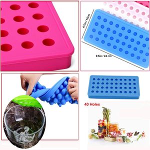 Molde para Cubitos de Hielo de Silicona con 40 Cavidades en Forma de Bola Pequeña, Antiadherente, Libre de BPA, con Certificación LFGB Platinum - Product Image 3