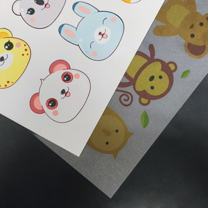 Grande arte Charm stampa adesivi in PVC per bambini scatola che restringe borse per gioielli bottiglie di pellicola cuocere fogli termoretraibili in plastica - Product Image 1