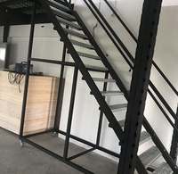 Planchers en acier perforé pour mezzanine, dalles ouvertes, grilles de plancher avec surface galvanisée, protection contre la corrosion, haute capacité de charge