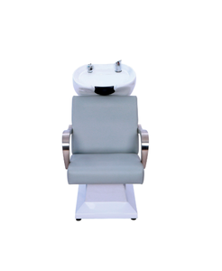 Muebles de Salón de Peluquería de Cuero Sintético, Sillón Reclinable y Portátil con Lavabo para Lavar el Cabello, para Uso en Hoteles y Salones - Product Image 2