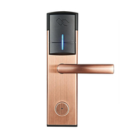 Cerradura Inteligente para Puerta de Hotel con Tarjeta RFID Antirrobo y Acabado Pulido TTLock, con Software de Gestión TTHotel