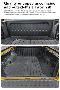 Alfombrilla de almacenamiento para maletero de coche de TPE, resistente al desgaste, antideslizante, impermeable, para <span class=keywords><strong>camioneta</strong></span> Rivian R1T - Product Image 5