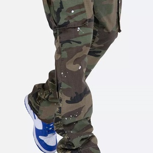 Manufacturer Sale Casual Camo Denim Pants Camouflage Colored Cargo Pocket <b>Jeans</b> <b>Men</b> s Custom Stacked <b>Jeans</b> - Product Image 5