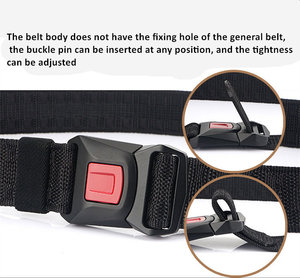 Motor de correa de engranaje táctico para uso en exteriores, con hebilla roja - Product Image 2