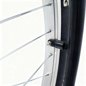 Rueda trasera para silla de ruedas todoterreno económica de 24 "x 1,95" (507) Knobby con neumático, neumáticos ligeros resistentes al desgaste - Product Image 2