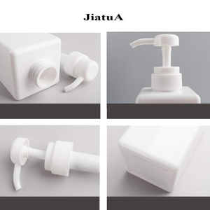 ขวดพลาสติก HDPE ทรงเหลี่ยม ขนาด 500/1000 มล. สำหรับแชมพูและน้ำยาซักผ้า แบบเติมได้ พร้อมพิมพ์สกรีน - Product Image 2