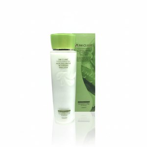 Cosmétique coréenne 3W Clinic Aloe Full Water Activating Emulsion K-Beauty Lotion hydratante nourrissante apaisante pour le soin du visage 150ml - Product Image 2