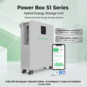 Sistema de Almacenamiento de Energía en Batería Híbrida de 51.2V 300Ah <span class=keywords><strong>15</strong></span>.36kWh LiFePO4 con Inversor de 6kW MPPT para Respaldo Solar Doméstico - Product Image 1