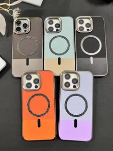 Custodia per telefono in pelle PC abbinata con copertura metallica per fotocamera per <span class=keywords><strong>iPhone</strong></span> - <span class=keywords><strong>Accessori</strong></span> per cellulari di alta qualità - Product Image 2