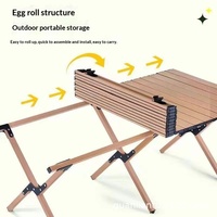 Tables carrées portables pour camping en plein air, tables pliantes longues pour camping en voiture, fournies par le fabricant