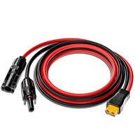 Adaptateur XT60 XT60i 12AWG, connecteur photovoltaïque, courant 30A, câble d'alimentation pour panneau solaire, stockage d'énergie, cuivre pur, faisceau de câbles IP67